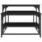 Preview: Couchtisch Schwarz 102x60x45 cm Holzwerkstoff