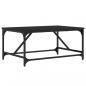 Preview: Couchtisch Schwarz 75x50x35 cm Holzwerkstoff