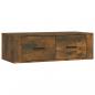 Preview: TV-Wandschrank Räuchereiche 80x36x25 cm Holzwerkstoff