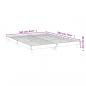 Preview: Bettgestell Braun Eichen-Optik 160x200 cm Holzwerkstoff