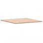 Preview: Tischplatte 70x70x1,5 cm Quadratisch Massivholz Buche