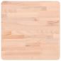 Preview: Tischplatte 40x40x2,5 cm Quadratisch Massivholz Buche