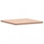 Preview: Tischplatte 50x50x2,5 cm Quadratisch Massivholz Buche