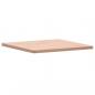 Preview: Tischplatte 60x60x2,5 cm Quadratisch Massivholz Buche