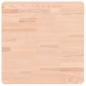Preview: Tischplatte 50x50x4 cm Quadratisch Massivholz Buche