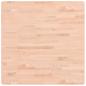 Preview: Tischplatte 80x80x4 cm Quadratisch Massivholz Buche