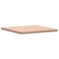 Preview: Tischplatte 80x80x4 cm Quadratisch Massivholz Buche