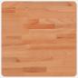Preview: Tischplatte 40x40x1,5 cm Quadratisch Massivholz Buche