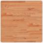 Preview: Tischplatte 60x60x1,5 cm Quadratisch Massivholz Buche