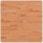 Preview: Tischplatte 60x60x2,5 cm Quadratisch Massivholz Buche