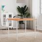 Preview: ARDEBO.de - Tischplatte 80x80x2,5 cm Quadratisch Massivholz Buche