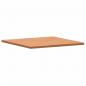 Preview: Tischplatte 80x80x2,5 cm Quadratisch Massivholz Buche