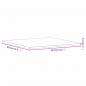 Preview: Tischplatte 80x80x2,5 cm Quadratisch Massivholz Buche