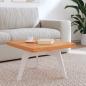 Preview: ARDEBO.de - Tischplatte 60x60x4 cm Quadratisch Massivholz Buche