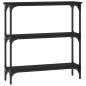 Preview: Konsolentisch Schwarz 75x22,5x75 cm Holzwerkstoff