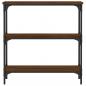 Preview: Konsolentisch Braun Eichen-Optik 75x22,5x75 cm Holzwerkstoff