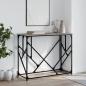 Preview: ARDEBO.de - Konsolentisch Grau Sonoma 100x40x80 cm Holzwerkstoff