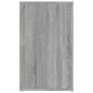 Preview: Nachttisch Grau Sonoma 50x36x60 cm Holzwerkstoff