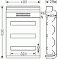 Preview: Hensel KV 9354 Automatengehäuse, 54TE, IP65, HxBxT 630x403x129 mm, grau