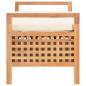 Preview: Sitzbank mit Stauraum 93×49×49 cm Walnuss Massivholz