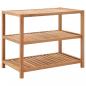 Preview: ARDEBO.de - Badregal Massivholz Walnuss 65x40x55 cm