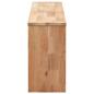 Preview: Schuhbank 94 x 20 x 38 cm Walnussholz Massiv