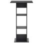 Preview: Bartisch Schwarz 60x60x110 cm