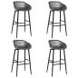 Preview: Barhocker 4 Stk. Grau