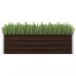 Preview: ARDEBO.de - Garten-Hochbeet Braun 160 x 40 x 45 cm Verzinkter Stahl