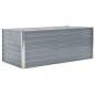 Preview: Hochbeet 160 x 80 x 45 cm Verzinkter Stahl Grau