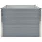 Preview: Hochbeet 160 x 80 x 45 cm Verzinkter Stahl Grau