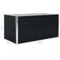Preview: Hochbeet 160 x 80 x 45 cm Verzinkter Stahl Anthrazit