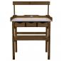 Preview: Esschert Design Pflanztisch mit Schublade und Ablage Braun