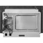 Preview: Exquisit EMW1770-G-D-030 Einbau Mikrowelle, 59,5 cm breit, 17L, Grill, Timer, Schwarz Glas