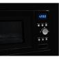 Preview: Exquisit EMW1770-G-D-030 Einbau Mikrowelle, 59,5 cm breit, 17L, Grill, Timer, Schwarz Glas