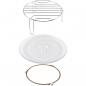 Preview: Exquisit EMW1770-G-D-030 Einbau Mikrowelle, 59,5 cm breit, 17L, Grill, Timer, Schwarz Glas