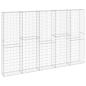 Preview: Gabionenwand mit Abdeckung Verzinkter Stahl 300x30x200 cm