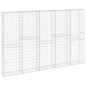 Preview: Gabionenwand mit Abdeckung Verzinkter Stahl 300x30x200 cm