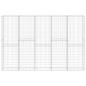 Preview: Gabionenwand mit Abdeckung Verzinkter Stahl 300x30x200 cm