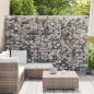 Preview: Gabionenwand mit Abdeckung Verzinkter Stahl 300x30x200 cm
