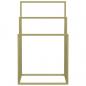 Preview: Handtuchständer Golden 48x24x79 cm Eisen