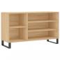 Preview: Schuhregal Sonoma-Eiche 102x36x60 cm Holzwerkstoff