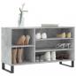 Preview: Schuhregal Betongrau 102x36x60 cm Holzwerkstoff