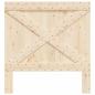 Preview: Kopfteil 100x104 cm Massivholz Kiefer