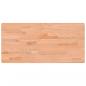Preview: Werkbankplatte 115x55x2,5 cm Massivholz Buche
