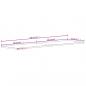 Preview: Schreibtischplatte 200x55x2,5 cm Massivholz Buche