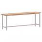 Preview: Werkbankplatte 220x55x2,5 cm Massivholz Buche