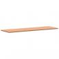 Preview: Schreibtischplatte 180x55x2,5 cm Massivholz Buche