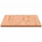 Preview: Schreibtischplatte 150x55x2,5 cm Massivholz Buche