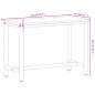 Preview: Werkbank 115x55x81,5 cm Massivholz Buche und Metall